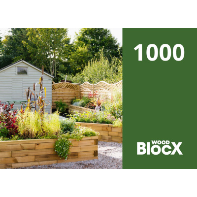 WoodBlocX Geschenkgutschein im Wert von 1000 €
