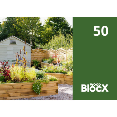 WoodBlocX Geschenkgutschein im Wert von 50 €