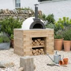 Tisch für Outdoor-Pizzaofen / 1,2 x 0,9 x 0,95 m