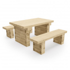 Tisch- und Tischset / 1.5 x 1.65 x 0.75 m