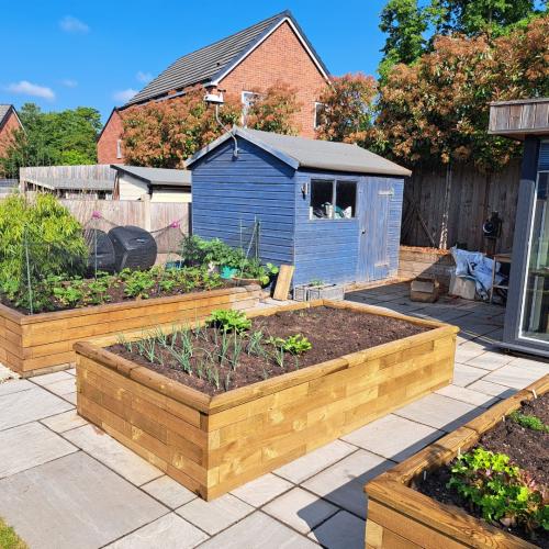 Der Hochbeet-Gemüsegarten von Ian