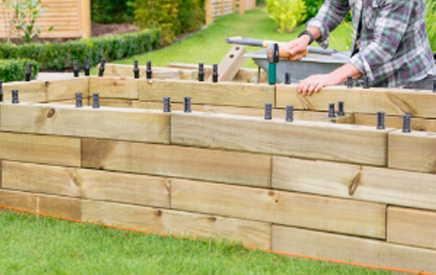 Ein WoodBlocX Hochbeet bauen geht so!